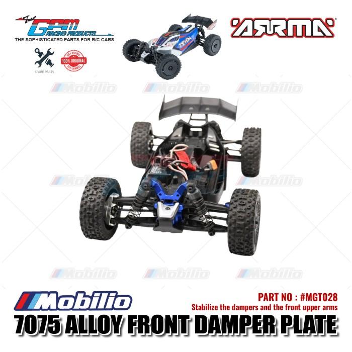 GPM Part #MGT028 Alloy Front Damper Plate Arrma 1/18 Typhon Grom Mega RC Buggy  Remote Control
