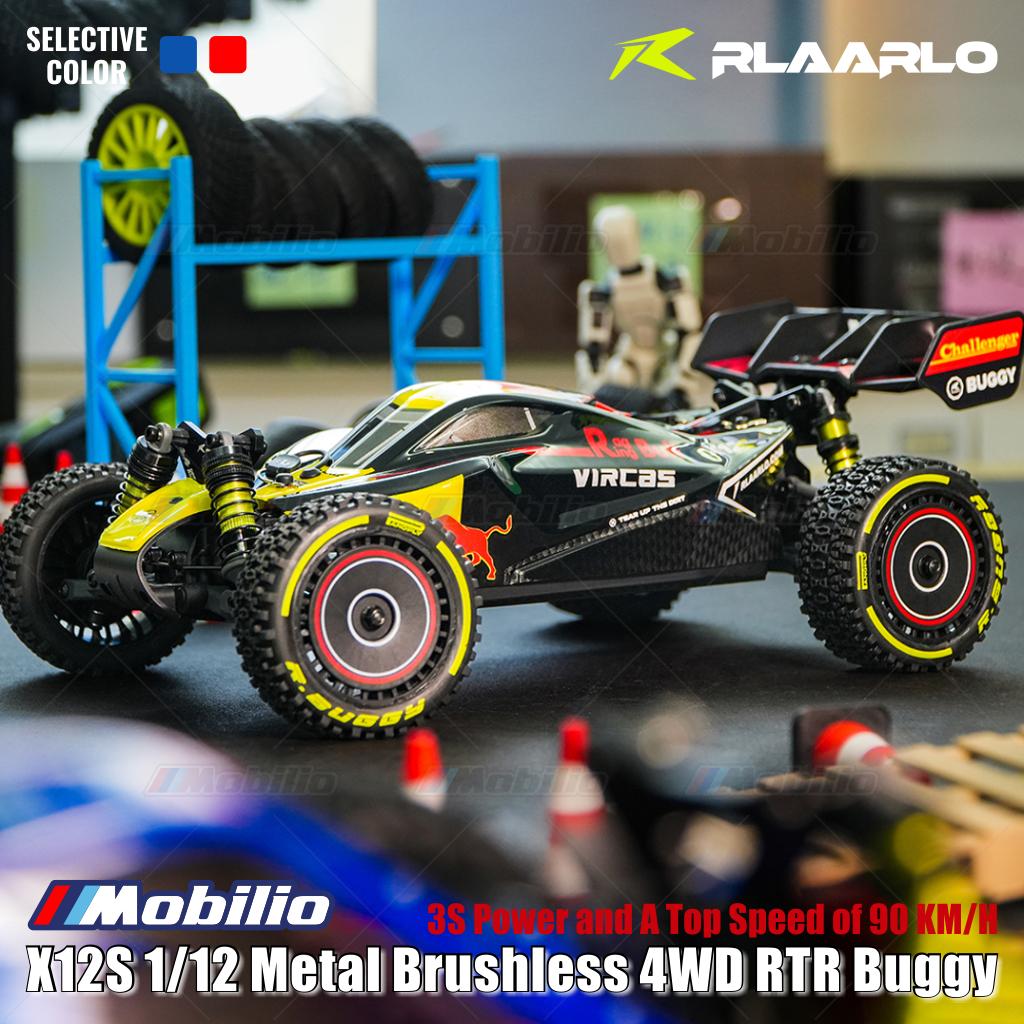 Rlaarlo X12S Buggy 1/12 Metal Brushless 4WD RTR 2.4GHz Mini High Speed ​​Remote Control