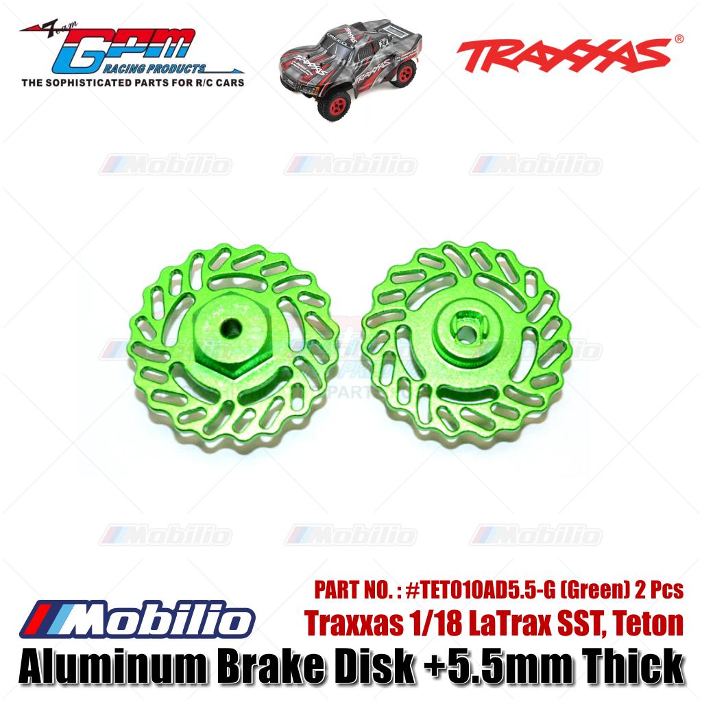 GPM Part #TET010AD5.5 Aluminum Brake Disk +5.5mm Thick for Traxxas 1/18 LaTrax SST Teton