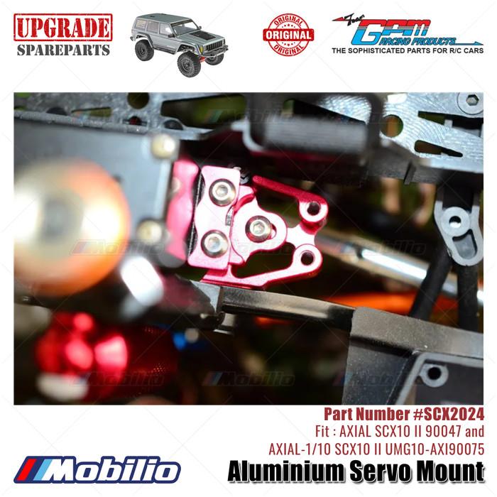 GPM Part #SCX2024 Aluminium Servo Mount AX31391 RC Upgrade Axial SCX10 II Crawler Adventure