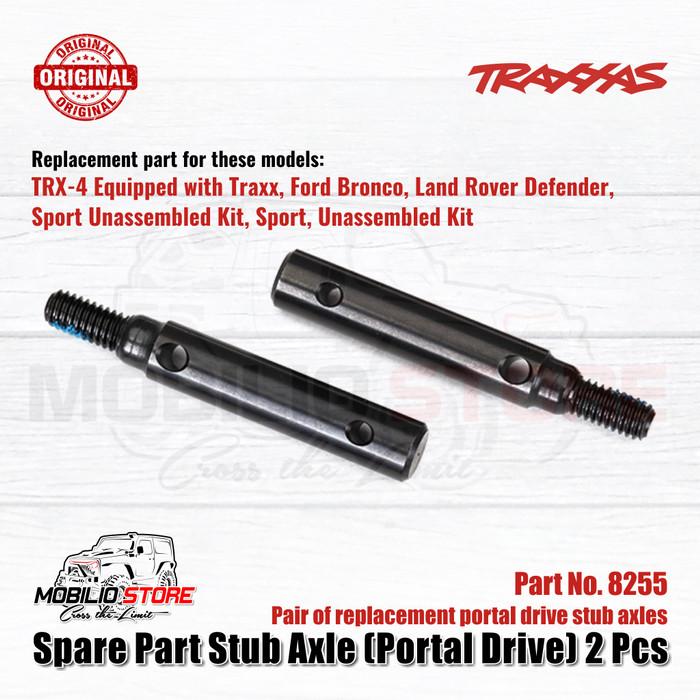 Traxxas Part #8255 Pair of replacement portal drive stub axles for Traxxas Part TRX4
