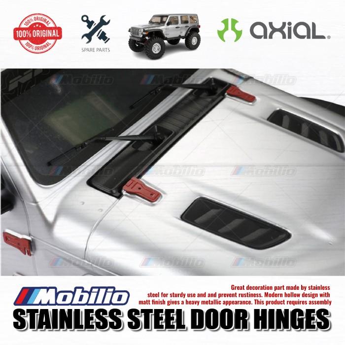 GPM Part #SCX3ZSP3 Stainless Steel Door Hinges for Axial SCX10 III Wrangler