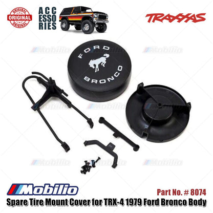 Traxxas Part #8074 Spare Tire Mount Cover The TRX-4 1979 Ford Bronco Body
