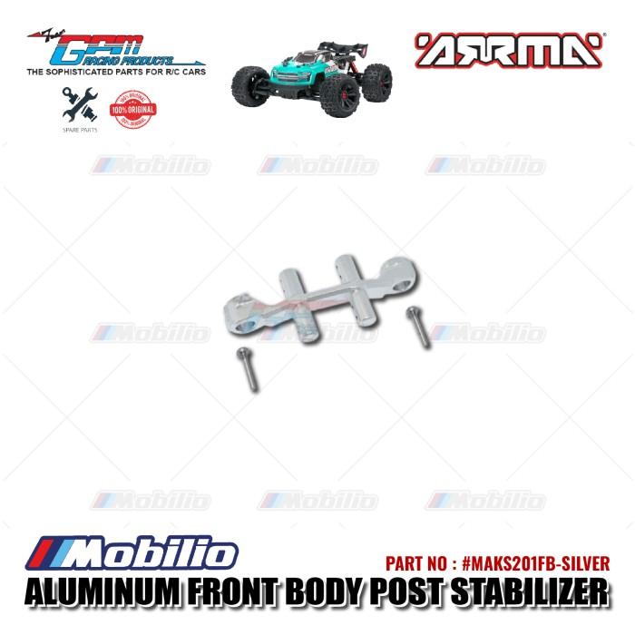 GPM Part #MAKS201FB Aluminum Front Body Post Stabilizer Arrma Kraton 4X4 4S BLX RC Monster Truck  Remote Control