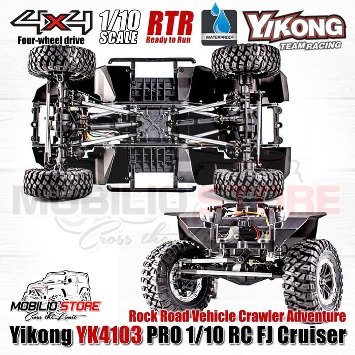 Yikong YK4103 Pro 1/10 RC Rock Road Vehicle Crawler Adventure RTR