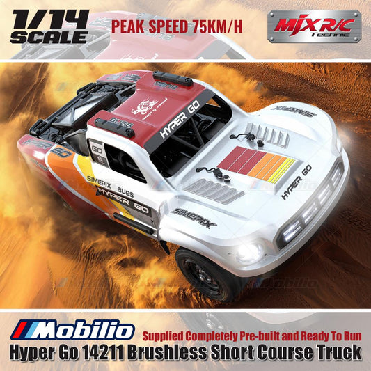 MJX Hyper Go 14211 75KPH Brushless 1:14 Scale Truck (2S & 3S LiPo Version) Ready To Run RTR