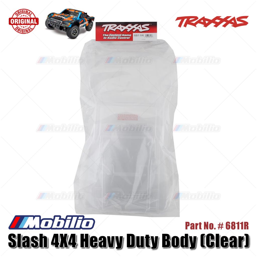 Traxxas Part #6811R Slash 4X4 Heavy Duty Body (Clear)