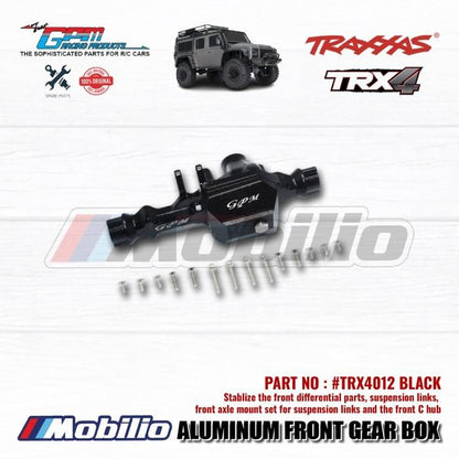 GPM Part #TRX4013 Aluminum Rear Gear Box Axle Upgrade Gardan Traxxas TRX-4 RC Crawler