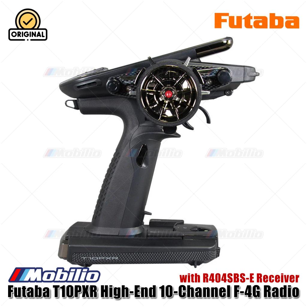 Futaba T10PXR High-End 10-Channel F-4G Radio Transmitter with R404SBS-E Receiver