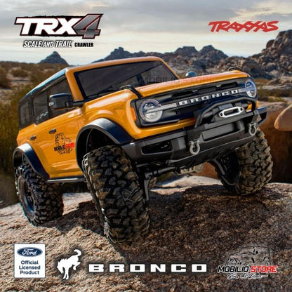 Traxxas 92076-4 TRX4 All New 2021 Bronco 4x4 1/10 RTR Rock Crawler Clipless