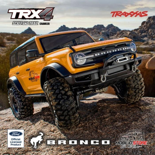 Traxxas 92076-4 TRX4 All New 2021 Bronco 4x4 1/10 RTR Rock Crawler Clipless
