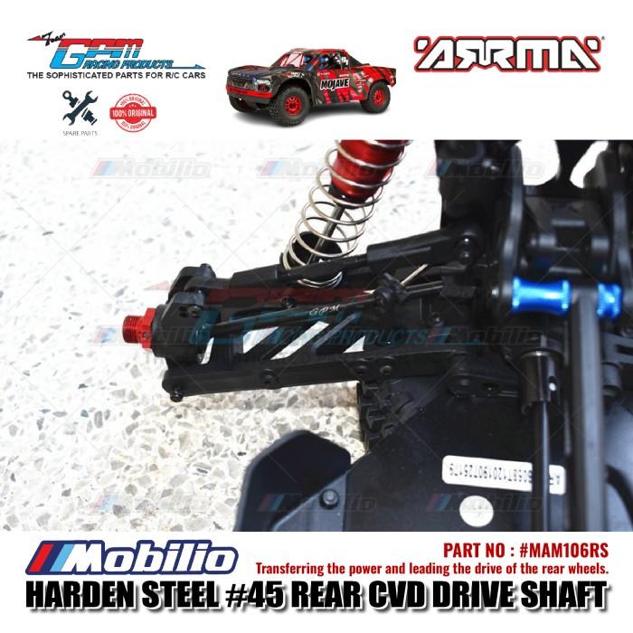 GPM Part #MAM106RS Harden Steel Rear CVD Drive Shaft Arrma Mojave 6S BLX Desert Truck