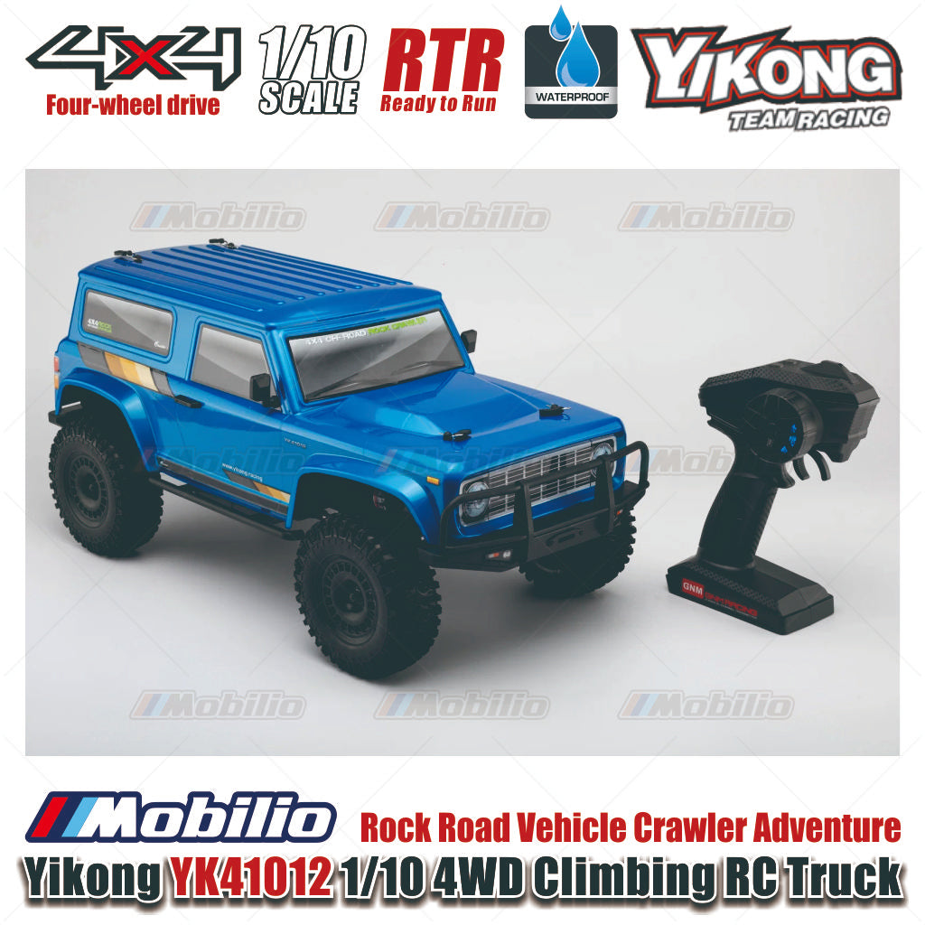 Yikong YK41012 1/10 4WD Climbing RC Truck Rock Road Vehicle Crawler Adventure