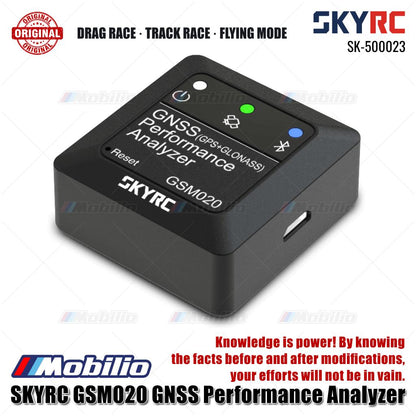 SKYRC #SK-500023 GSM020 GNSS Performance Analyzer Balap Drag Balap Trek Mode Terbang