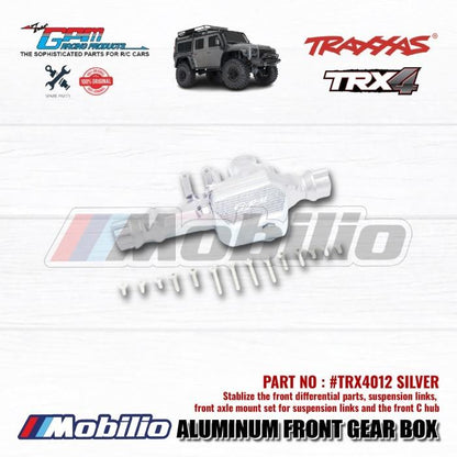 GPM Part #TRX4013 Aluminum Rear Gear Box Axle Upgrade Gardan Traxxas TRX-4 RC Crawler