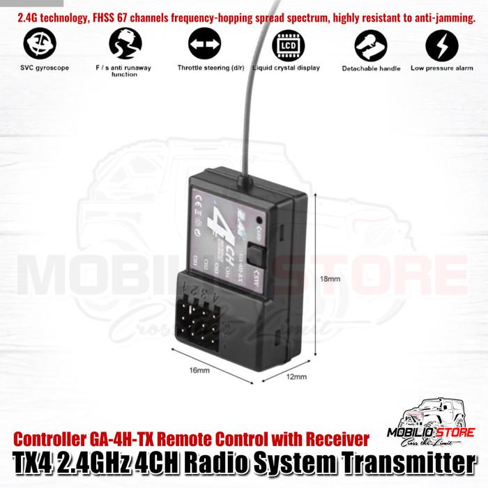 TX4 2.4GHz 4CH Radio System Transmitter Controller GA-4H-TX Remote