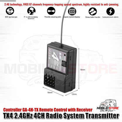 TX4 2.4GHz 4CH Radio System Transmitter Controller GA-4H-TX Remote