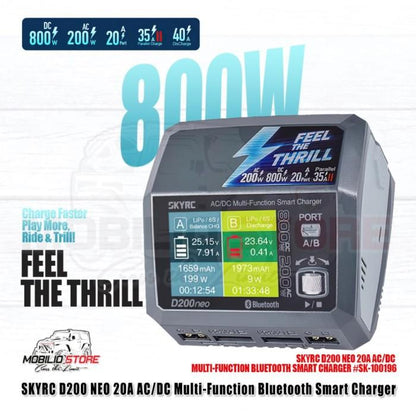 SkyRC D200 Neo 20A AC/DC Multi-Function BlueTooth Smart Charger