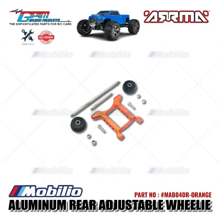 GPM Part #MAB040R Aluminum Rear Adjustable Wheelie Arrma Big Rock Crew Cab Monster Truck