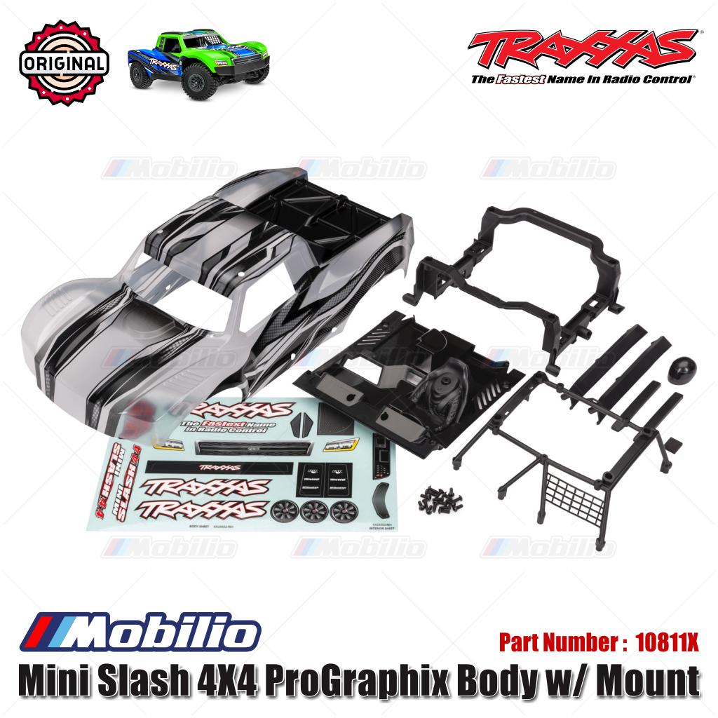 Traxxas Part #10811X Mini Slash 4X4 ProGraphix Body with Mount