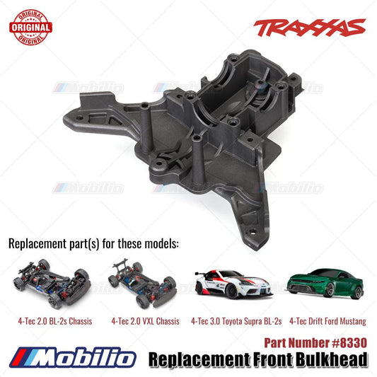 Traxxas Part #8330 Front Bulkhead for RC 4-Tec 2.0 3.0 Chassis