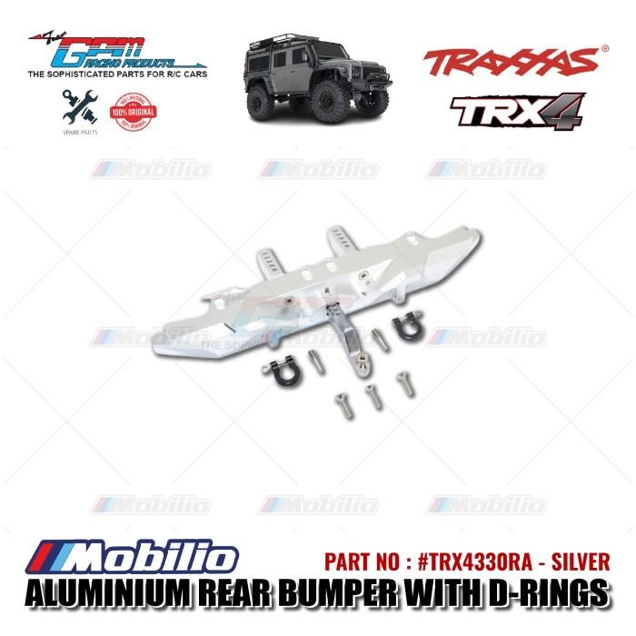 GPM Part #TRX4330RA Aluminium Rear Bumper With D-rings Traxxas TRX-4 Defender Trail Crawler