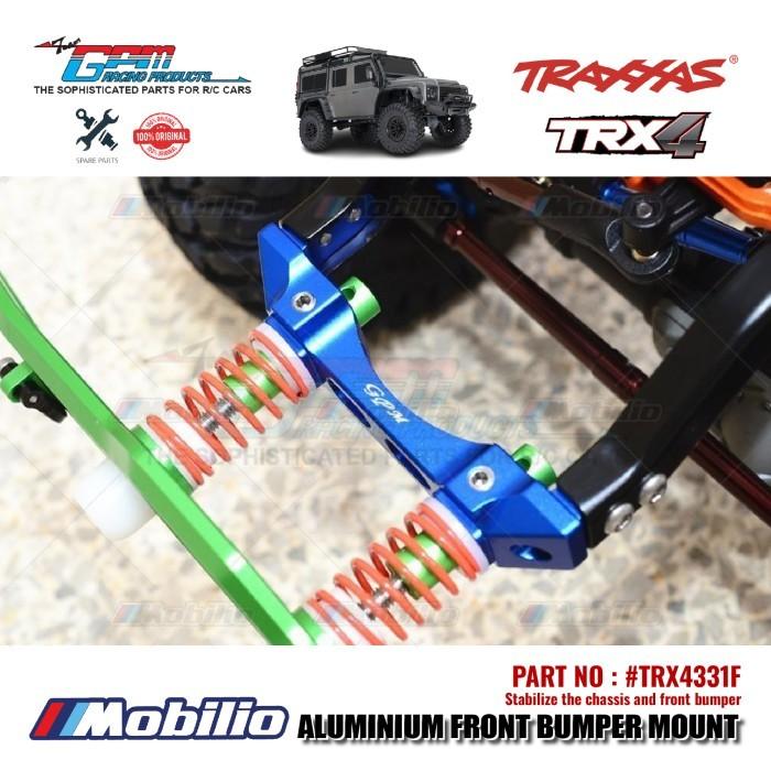 GPM Part #TRX4331F Aluminium Front Bumper Mount RC Upgrade Traxxas TRX-4 Crawler Adventure