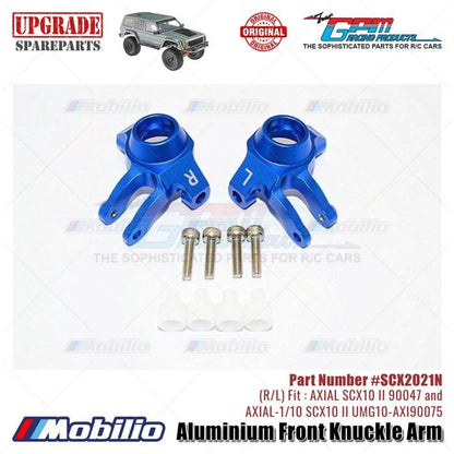 GPM Part #SCX2021N Aluminium Front Knuckle Arm RC Upgrade Axial SCX10 II Crawler Adventure  Remote Control