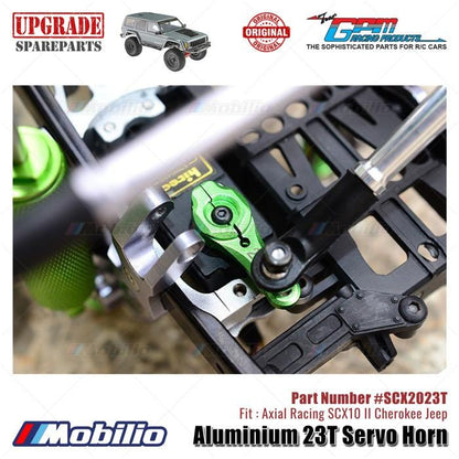GPM Part #SCX2023T Aluminium 23T Servo Horn RC Upgrade Axial SCX10 II Crawler Adventure  Remote Control Toy