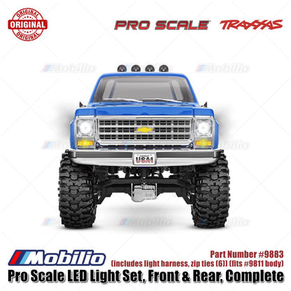 Traxxas Part #9883 Pro Scale LED Light Set Front & Rear Complete for TRX-4M 1979 Chevrolet RC Crawler Adventure