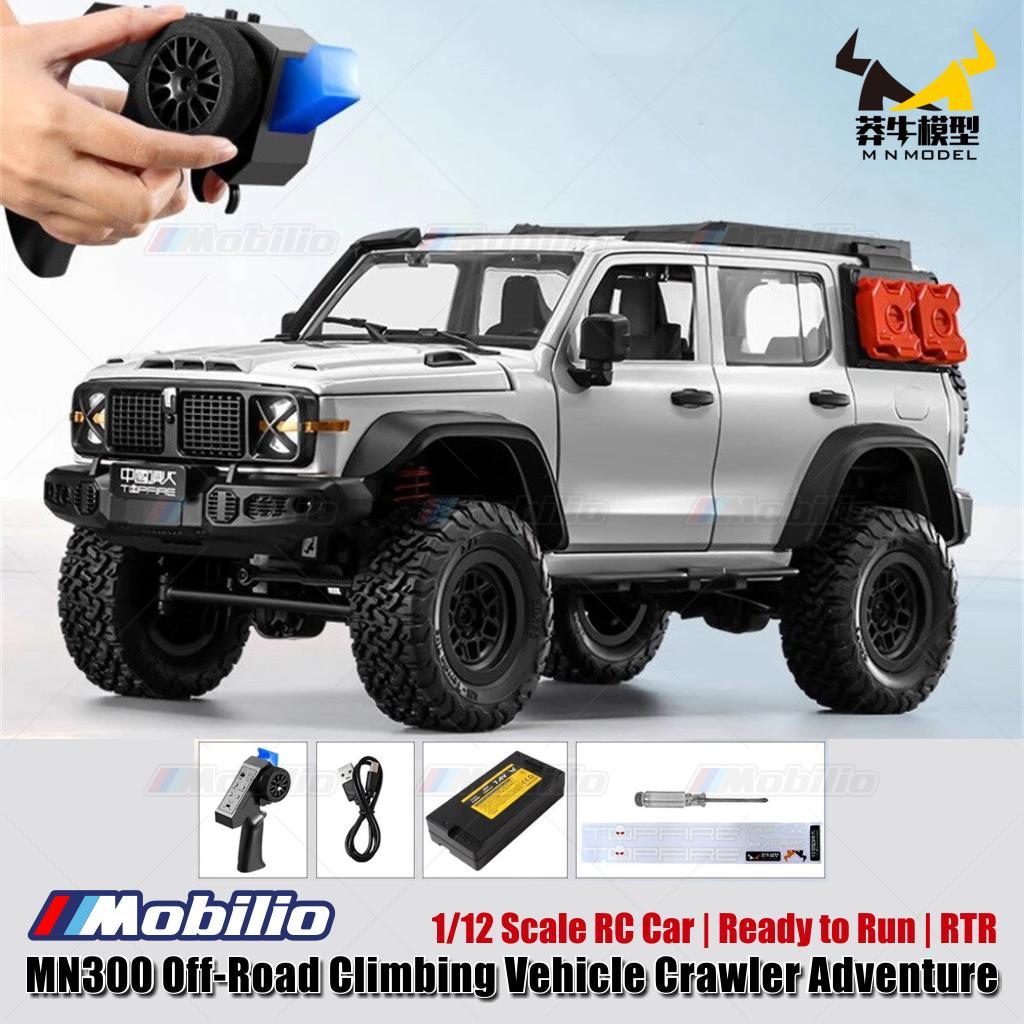 TopFire MN300 Tank 300 Top Fire Off-Road Climbing Vehicle Crawler Adventure 1/12 Scale RC Car RTR 2.4GHz Full Proportional Waterproof Available Mobilio