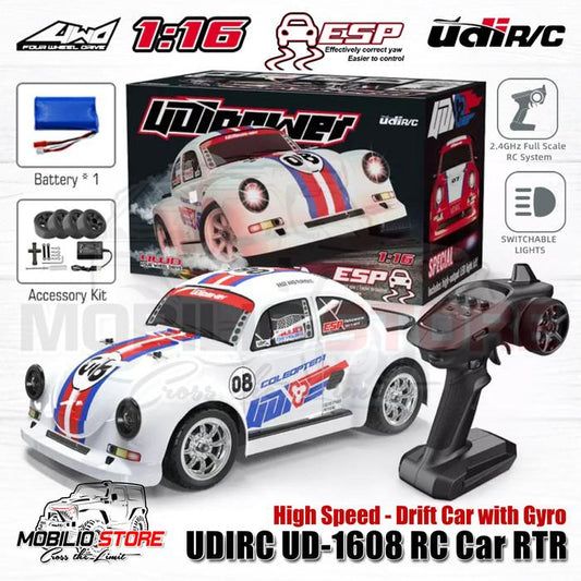 UDIR/C UD-1608 4WD 1/16 Racing Drift Rally Touring RC Car 2.4 GHz RTR