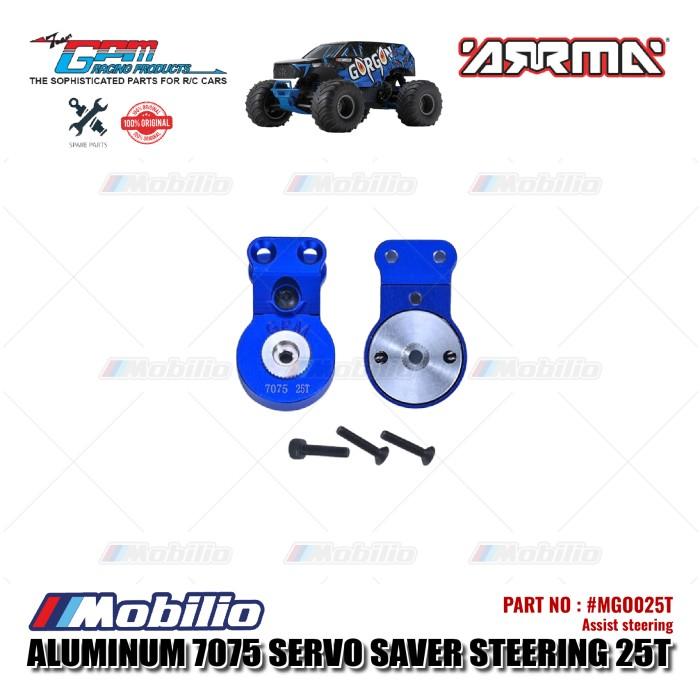 GPM Part #MGO025T Aluminum 7075 Servo Saver Steering 25T with Built-in Spring Arrma Gorgon Mega Monster Truck  Remote Control