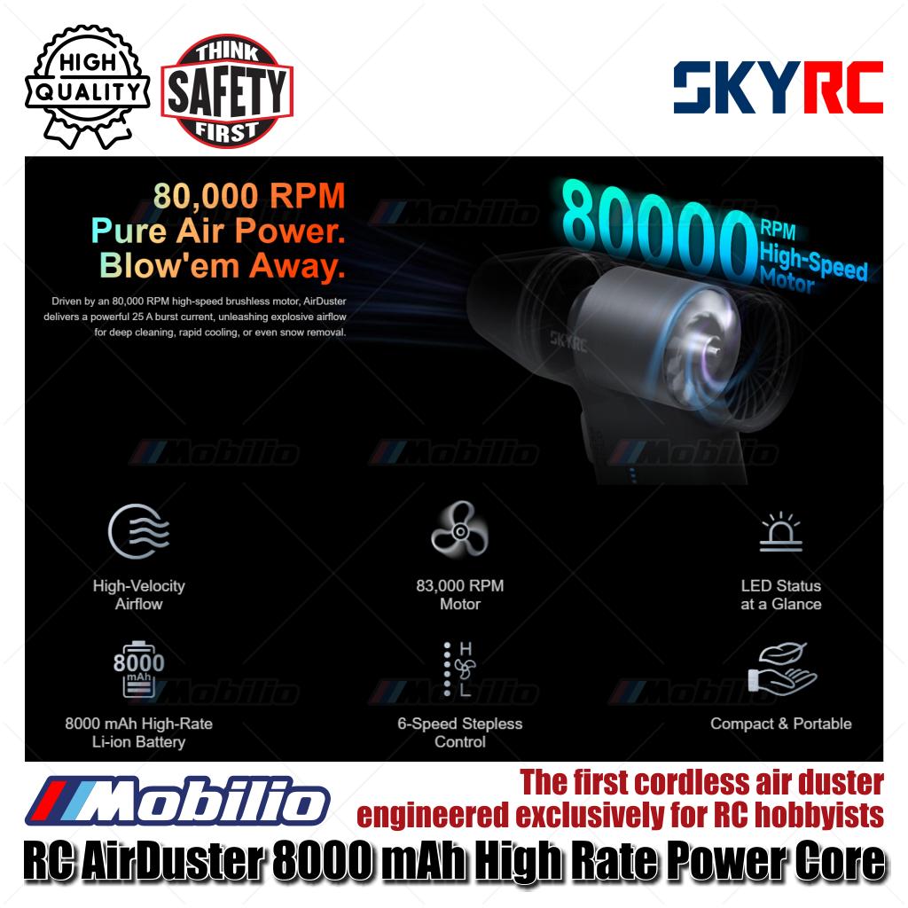 SKYRC #SK-600159 RC AirDuster 8000 mAh High Rate Power Core Powerful Precise and Purpose-built