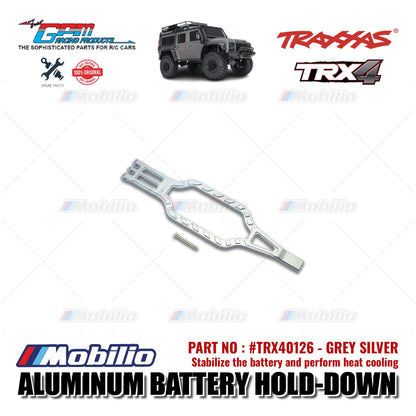 GPM Part #TRX40126 Aluminum Battery Hold-Down for Traxxas TRX-4 TRX-6 Trail Crawler Adventure