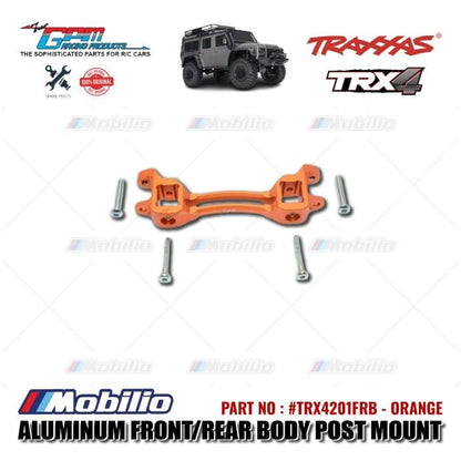 GPM Part #TRX4201FRB Aluminum Front / Rear Body Post Mount Traxxas TRX-4 TRX-6 Trail Crawler