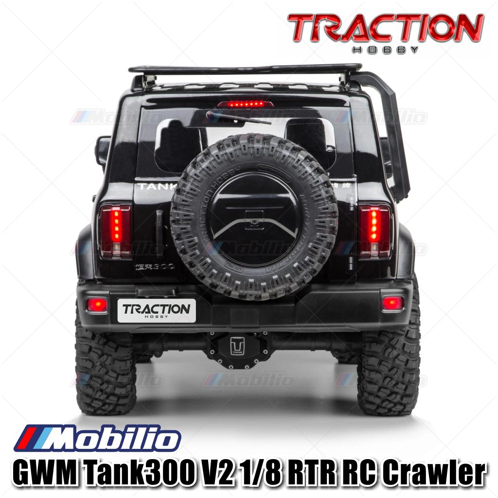 Traction Hobby TANK 300 V2 Skala 1/8 4WD TANK300 V2 Mobil RC Petualangan Crawler RTR Kendali Jarak Jauh