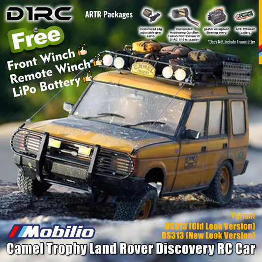 D1RC Camel Trophy Land Rover Discovery DS313 1/10 Scale 313mm Wheelbase RC Car Adventure