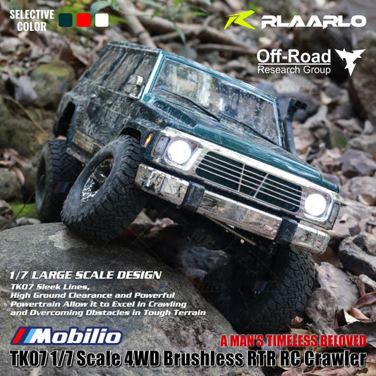 Rlaarlo TK07 Skala 1/7 4WD Brushless RTR 2.4GHz RC Crawler Adventure Off-Road Remote Control
