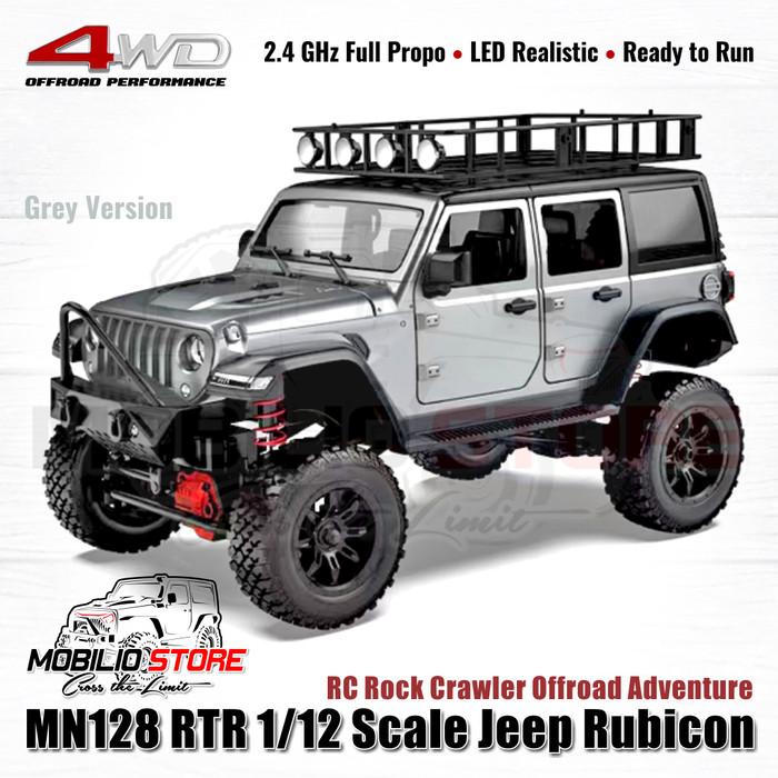 MN128 RTR 1/12 Scale Jeep Rubicon RC Rock Crawler Offroad Adventure