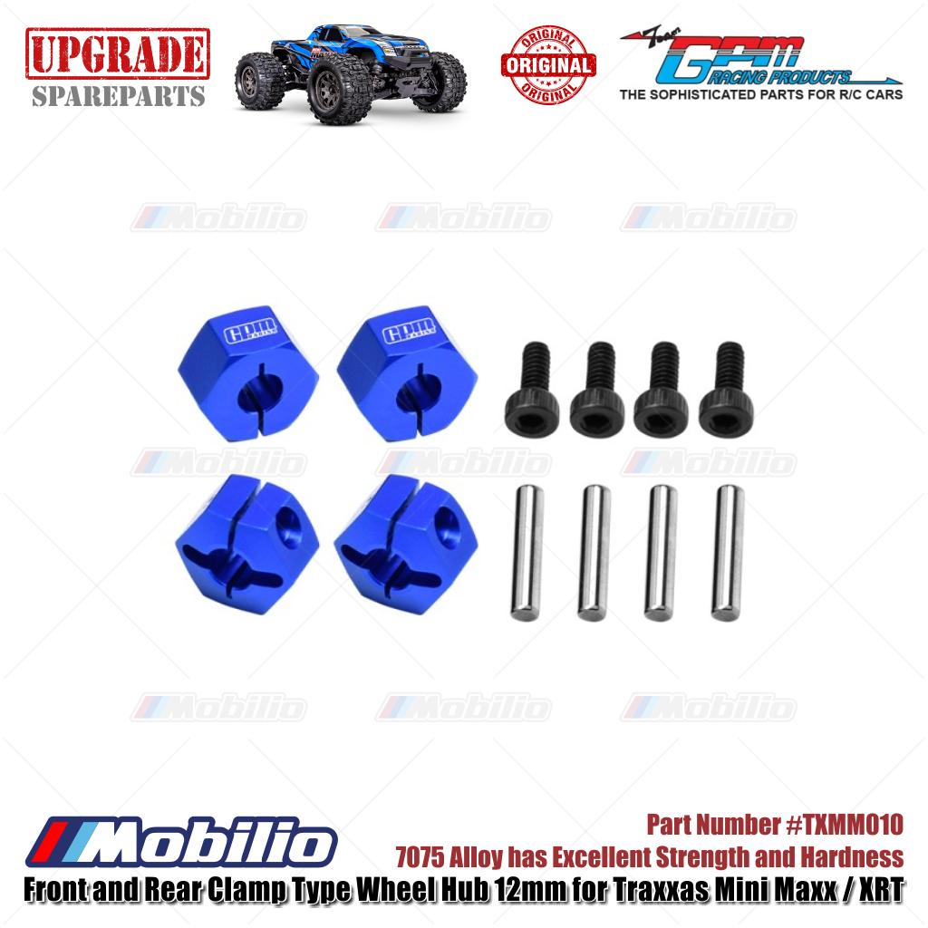 GPM Part #TXMM010 7075 Alloy Front And Rear Clamp Type Wheel Hub 12mm for RC Traxxas Mini Maxx / Mini XRT