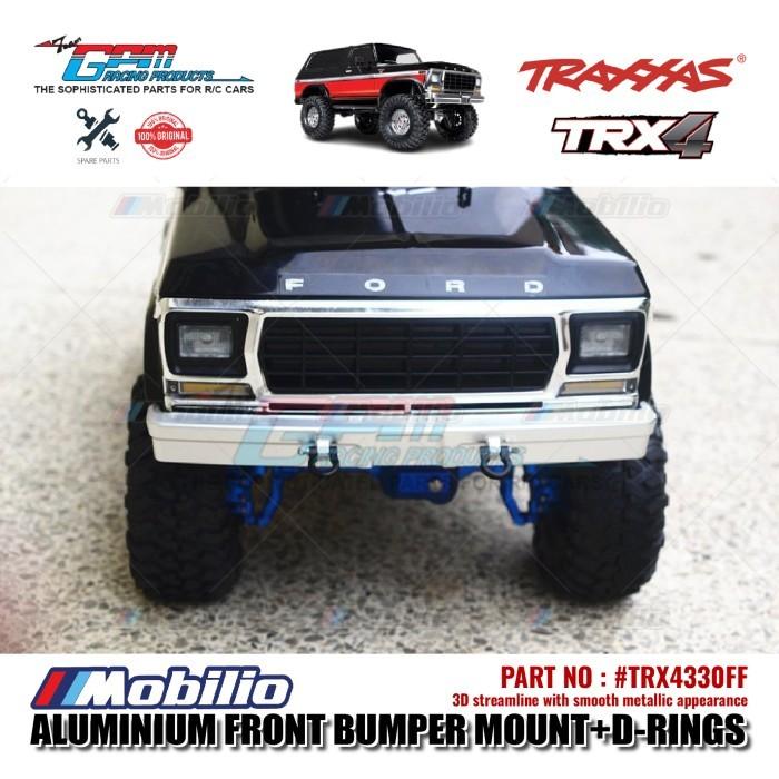 GPM Part #TRX4330FF Aluminium Front Bumper Mount D-rings Traxxas TRX-4 Ford Bronco