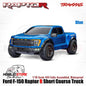 Traxxas 101076-4 Ford F-150 Raptor R Short Course Truck 1/10 Scale 4X4 VXL RTR dengan Velineon 3S Power dan TSM untuk Performa Maksimal - Control