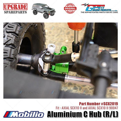 GPM Part #SCX2019 Aluminium C Hub AX31382 RC Upgrade Axial SCX10 II Crawler Adventure