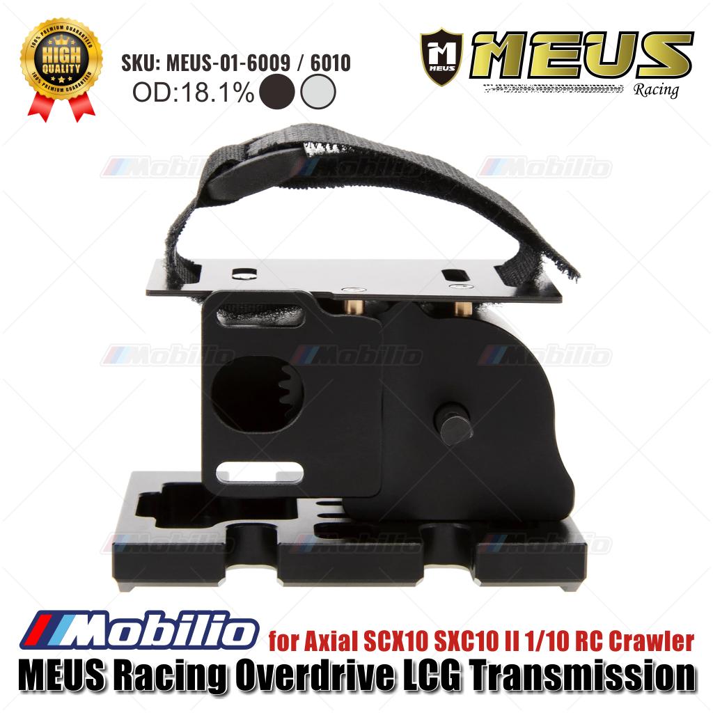 MEUS Racing Overdrive LCG Transmission MEUS-01-6009 / 10 untuk Axial SCX10 SXC10 II 1/10 RC Crawler