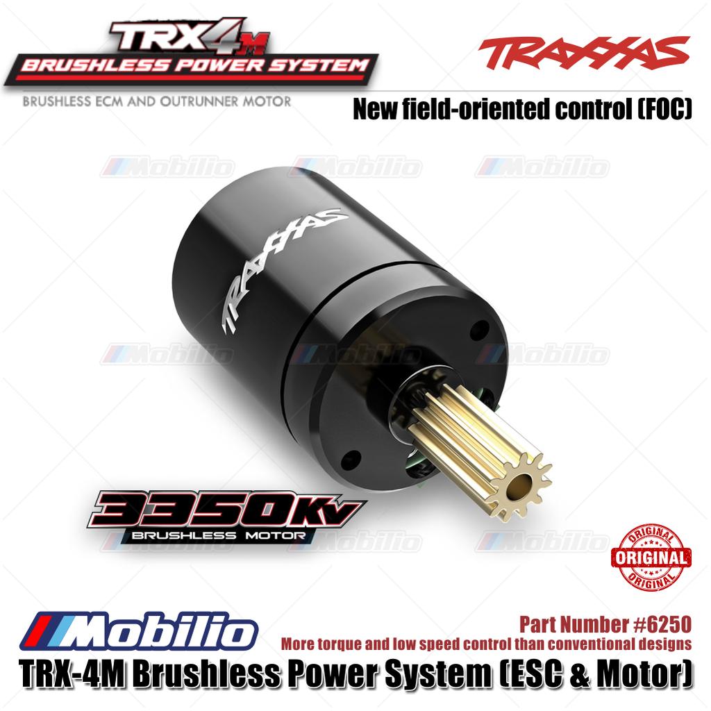 Traxxas Part #6250 TRX-4M Brushless Power System ECM ESC FOC & Outrunner Motor 3350 KV