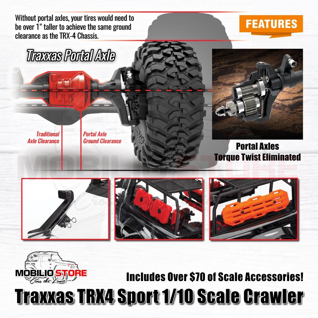 Traxxas TRX4 Sport Kit RC Car 4WD 1/10 Rock Crawler