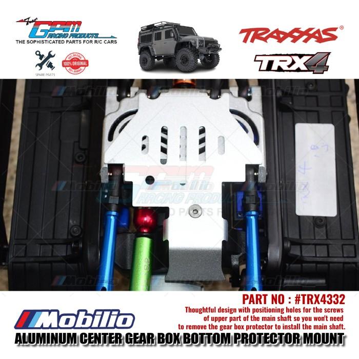 GPM Part #TRX4332 Aluminum Center Gear Box Bottom Protector Mount Traxxas TRX-4 Crawler Adventure