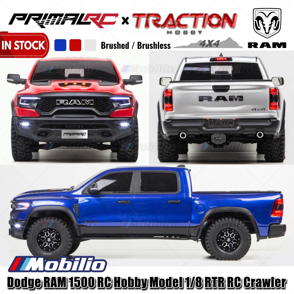 Traction Hobby PrimalRC Dodge RAM 1500 Remote Control Hobby Model 1/8 Scale RTR RC Crawler Adventure