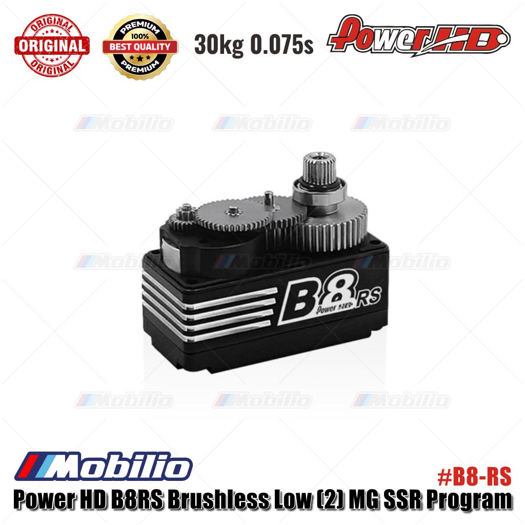 Power HD B8RS Brushless Low (2) MG SSR Program (30kg/0.075s) for RC 1:10 Scale